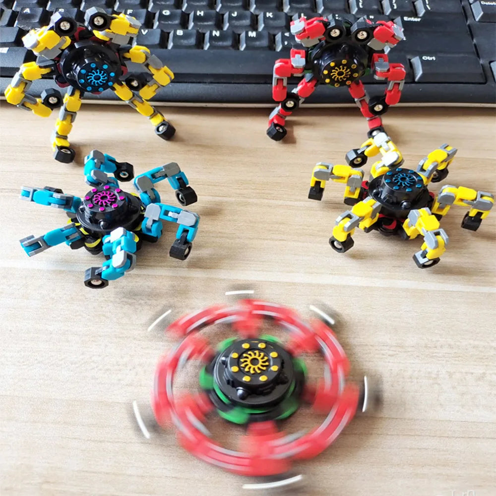Deformable Chain Fidget Spinner Antistress Hand Toy