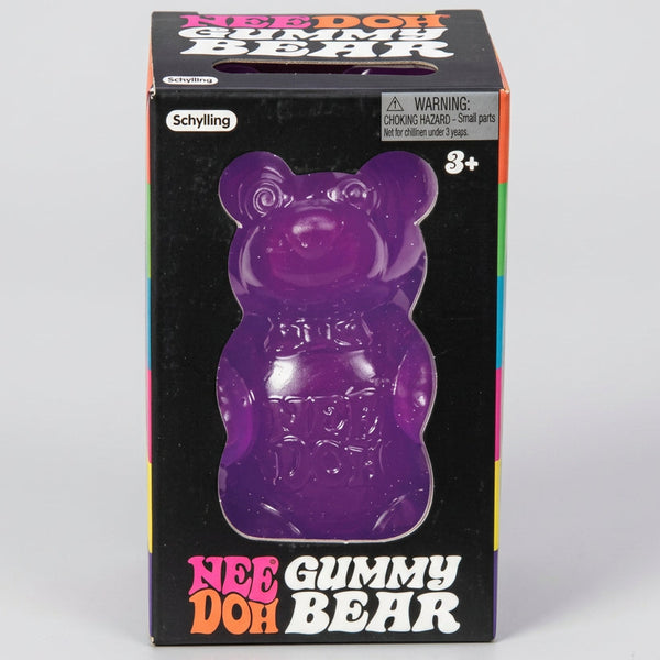 Schylling Nee-Doh Gummy Bear: Purple Gummy Bear