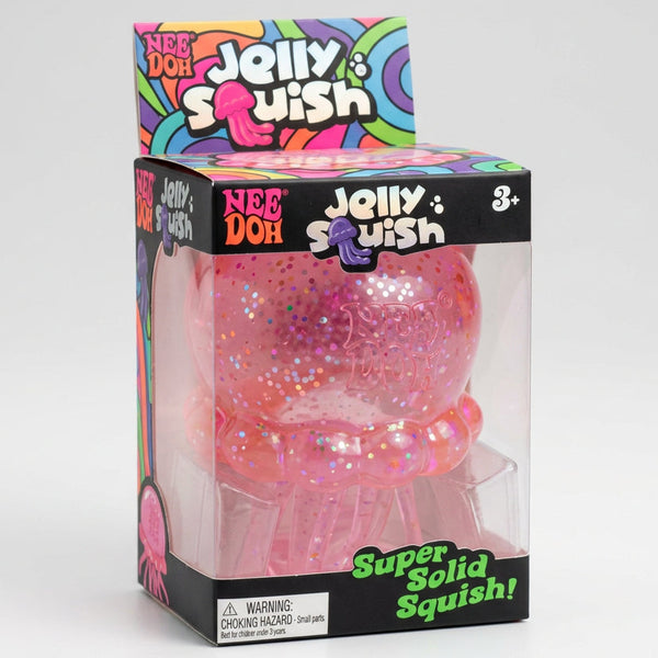 Schylling Nee-Doh Jelly Squish Super Solid Squish Pink